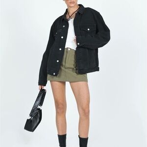 Princess Polly Black Denim Jacket